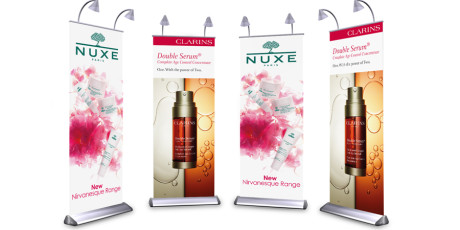 clarins-nuxe-stands